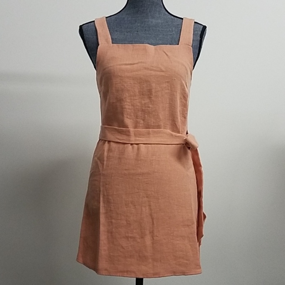 Orange mini dress